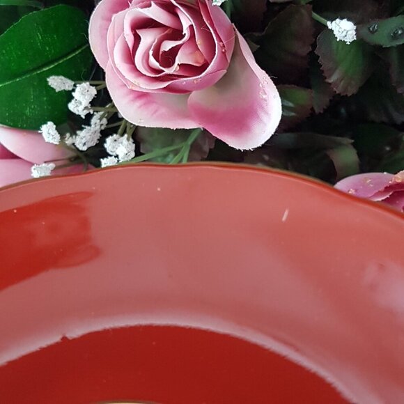 Adderley Maroon Bone China Tea Cup & Saucer - Picture 8 of 9